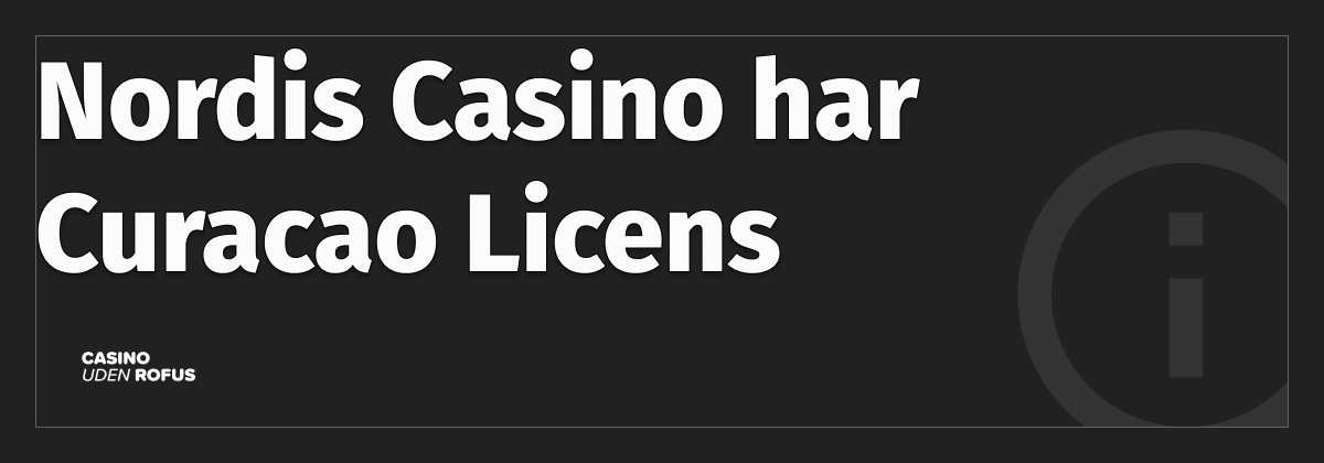 nordis casino licens