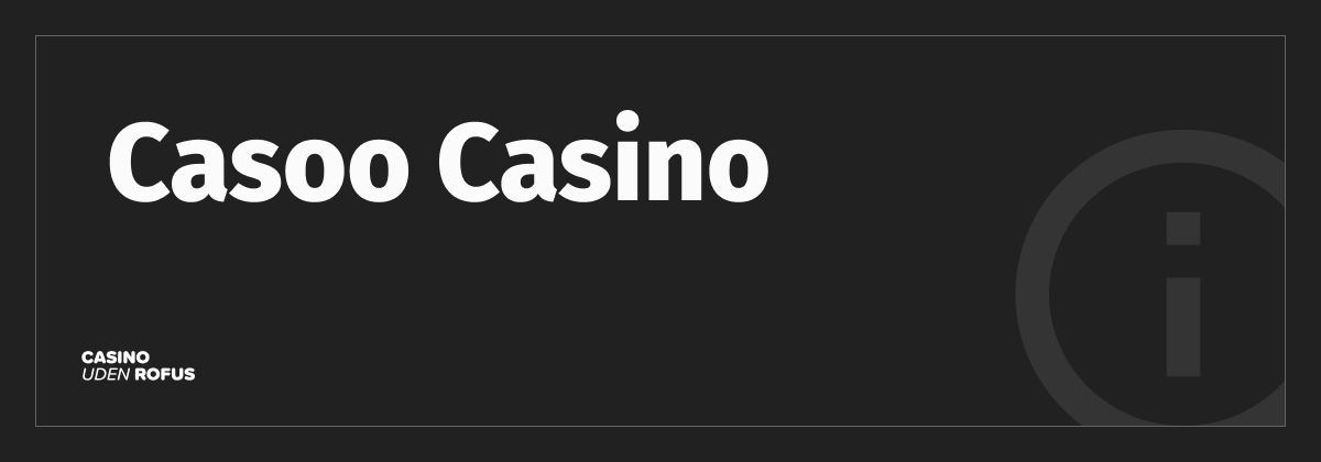 casoo casino indbetaling og udbetaling
