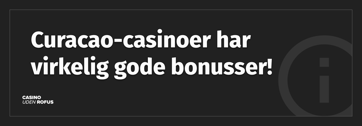 curacao casino bonus