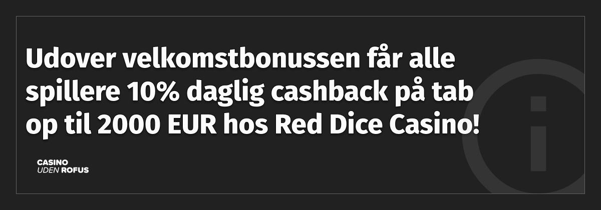 red dice casino bonus