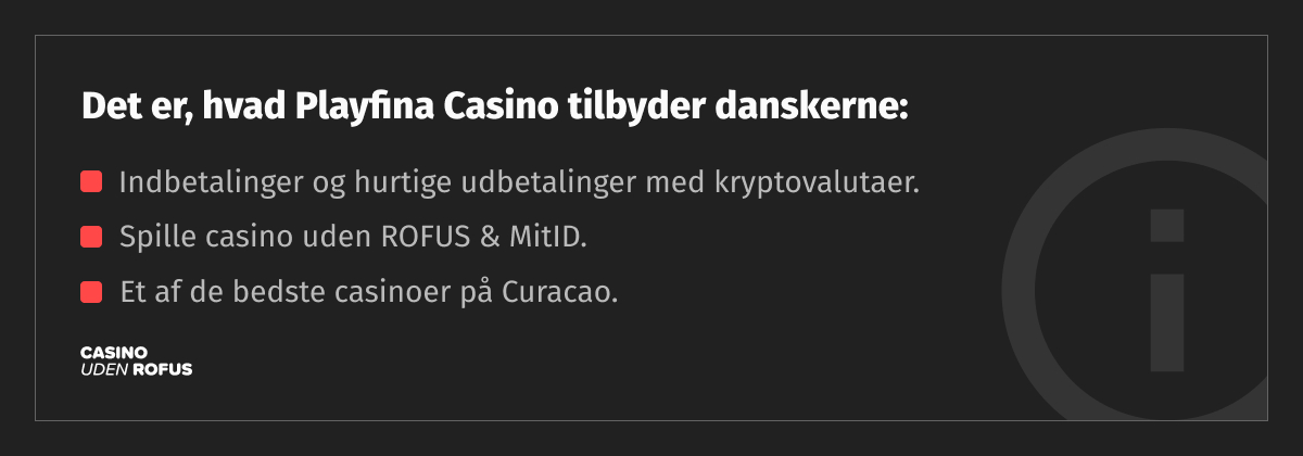 playfina casino tilbud