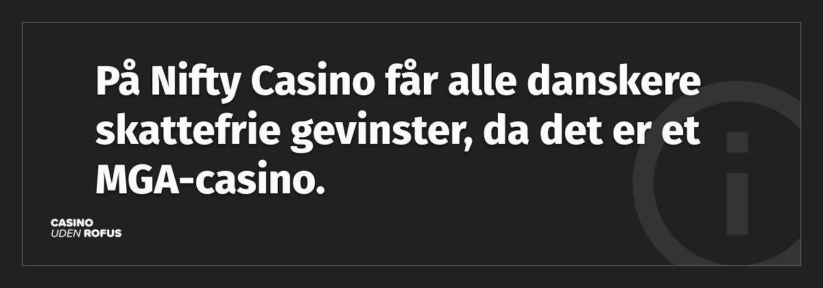 nifty casino anmeldelse